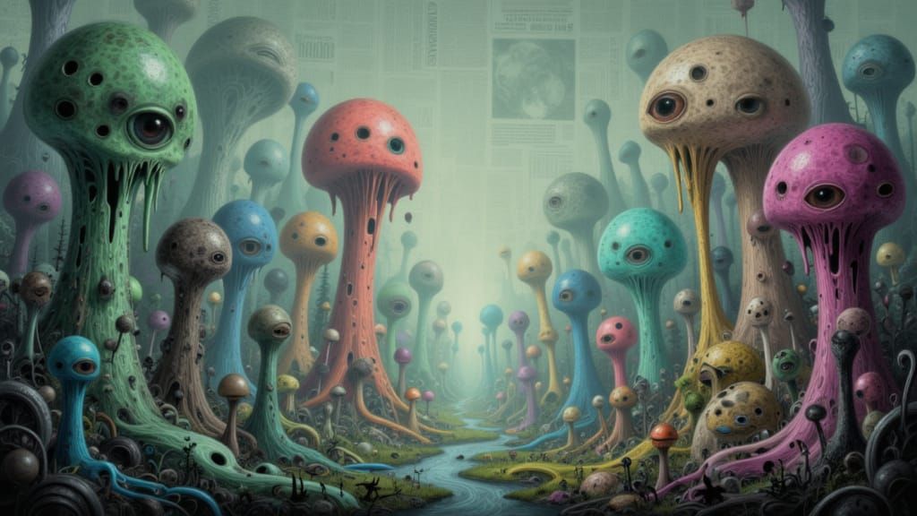 <lora:AT BlobTown Story:1.0> <lora:MycelialAD:1.0>