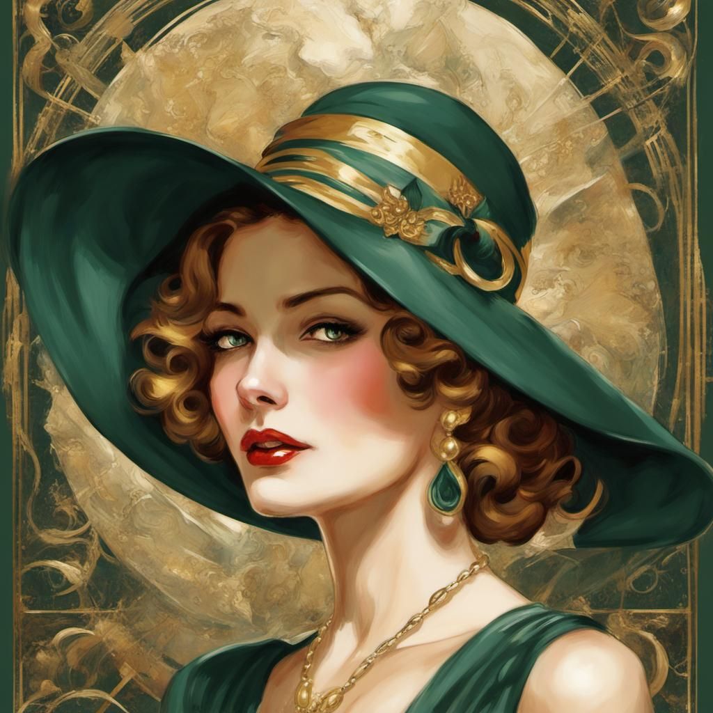 Art Deco Portrait