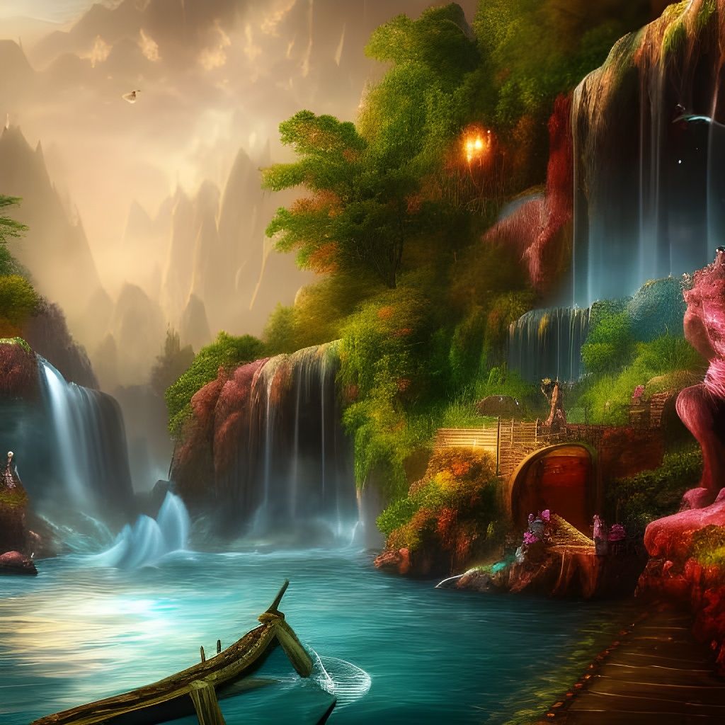 Utopian Cityscape: Nature and Future in Harmony