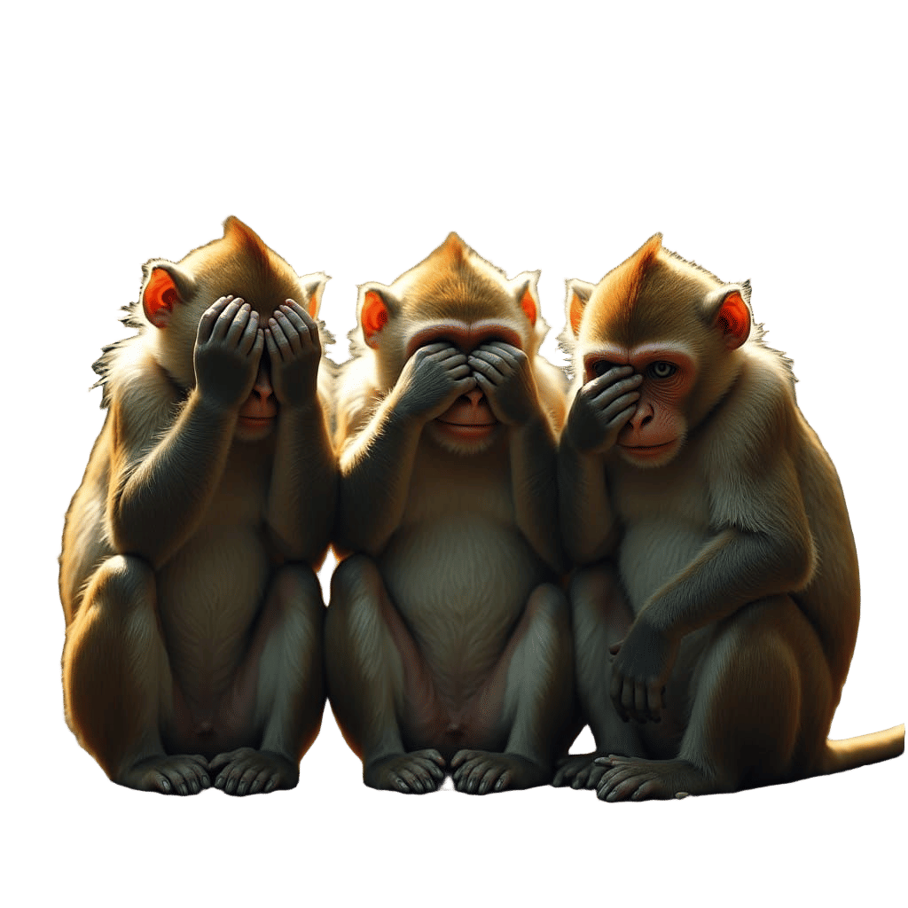 Cinematic Interpretation of 'See No, Hear, Speak No Evil'