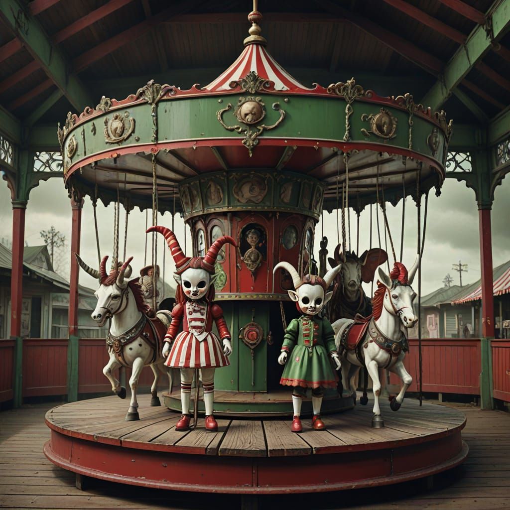 Creepy Carnival Carousel