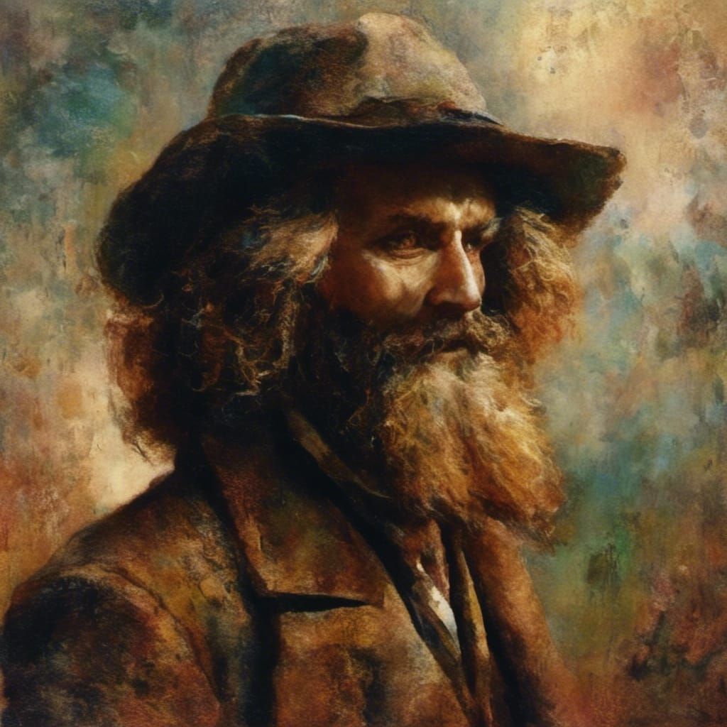 Stylized Man with Retro Color Effects