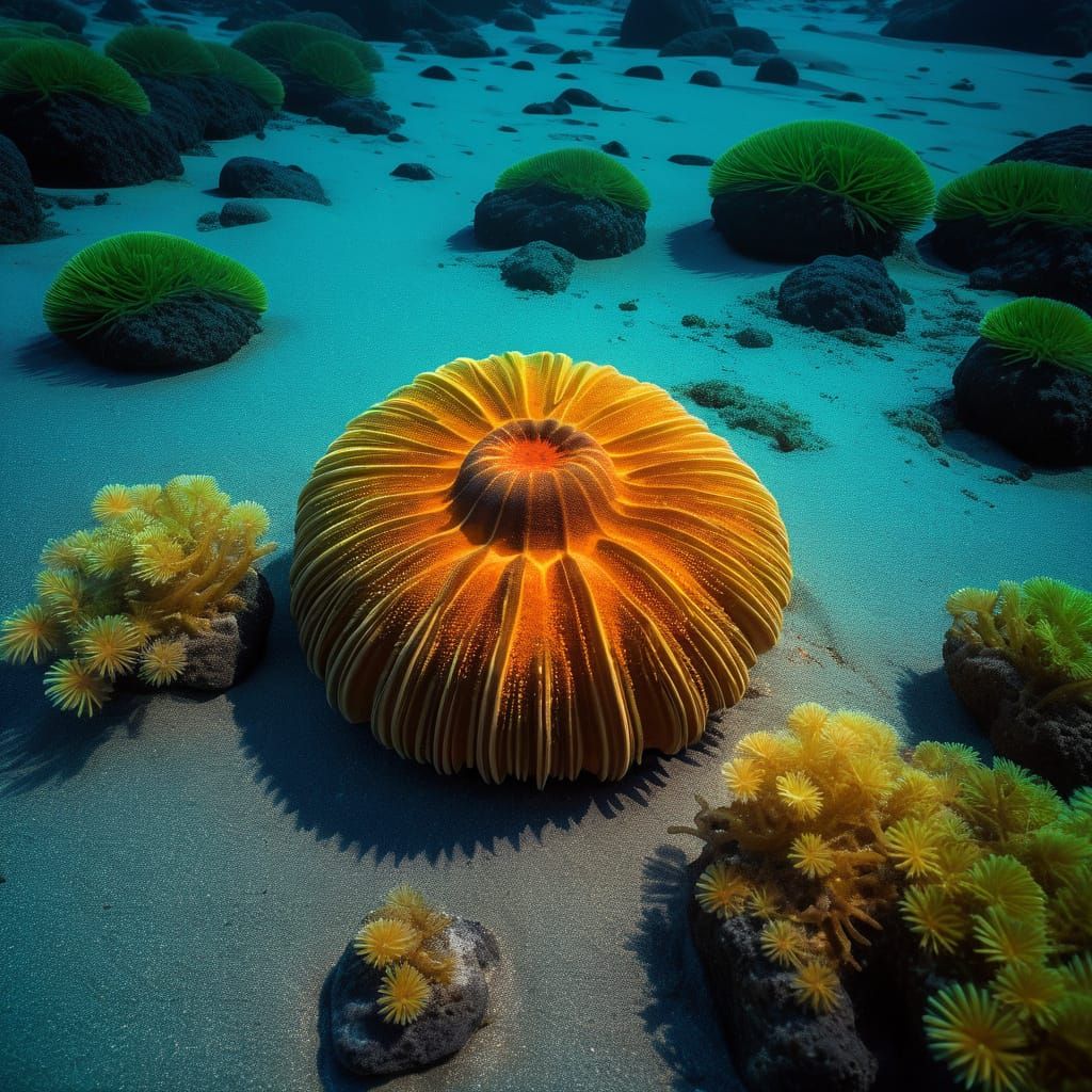 A sea pumpkin