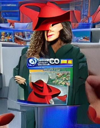 Carmen Sandiego Cartoon Illustration