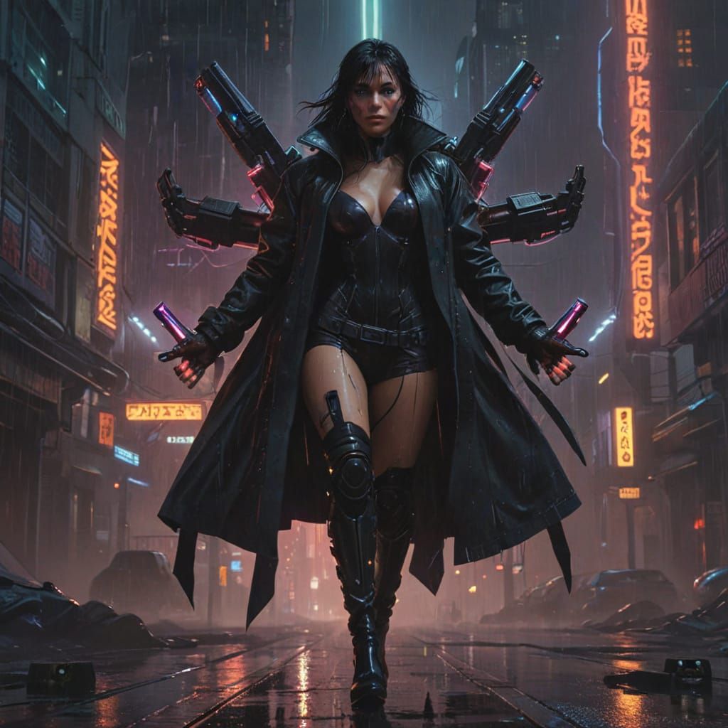 Godly Necromancer Unleashes Fury on a Dystopian City