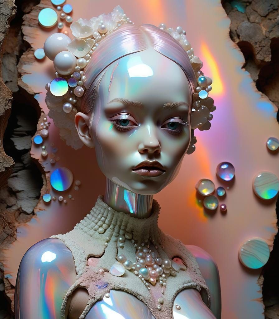 Living Doll in Pearlescent Opalescent Opulence