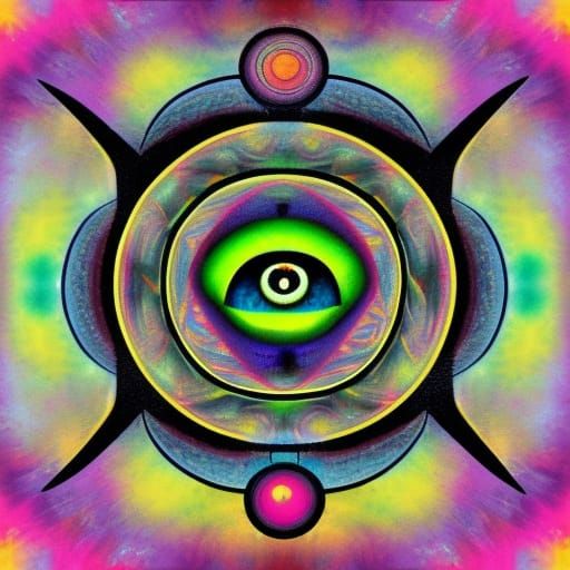 Psychedelic Third Eye Vision