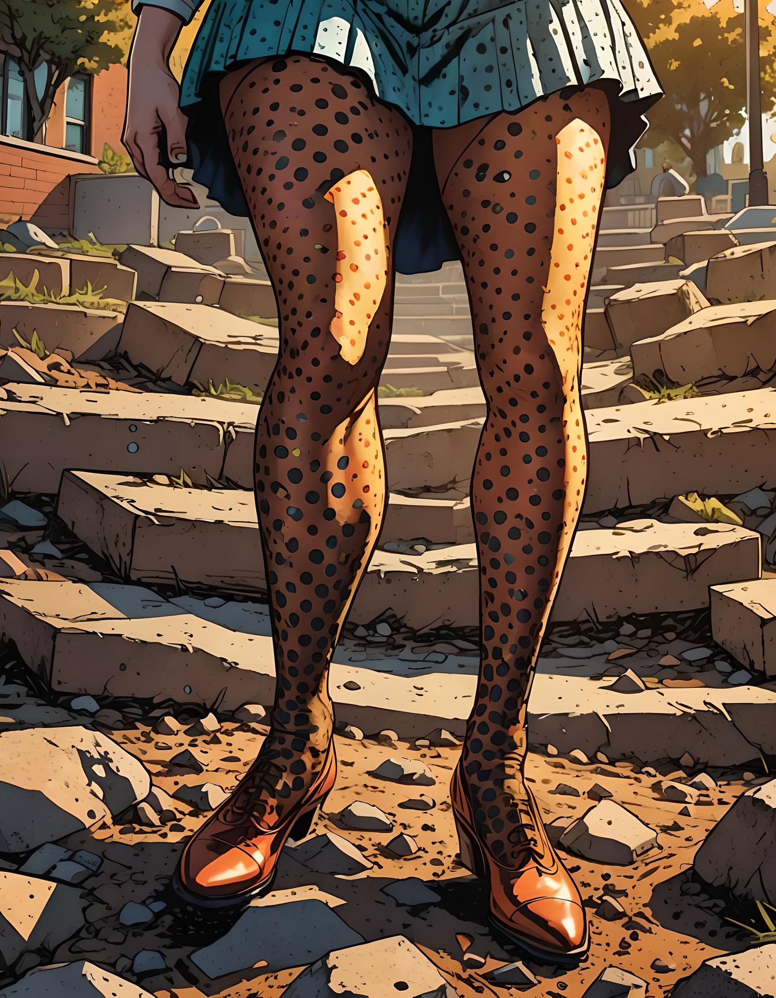 School style hosiery lady humps