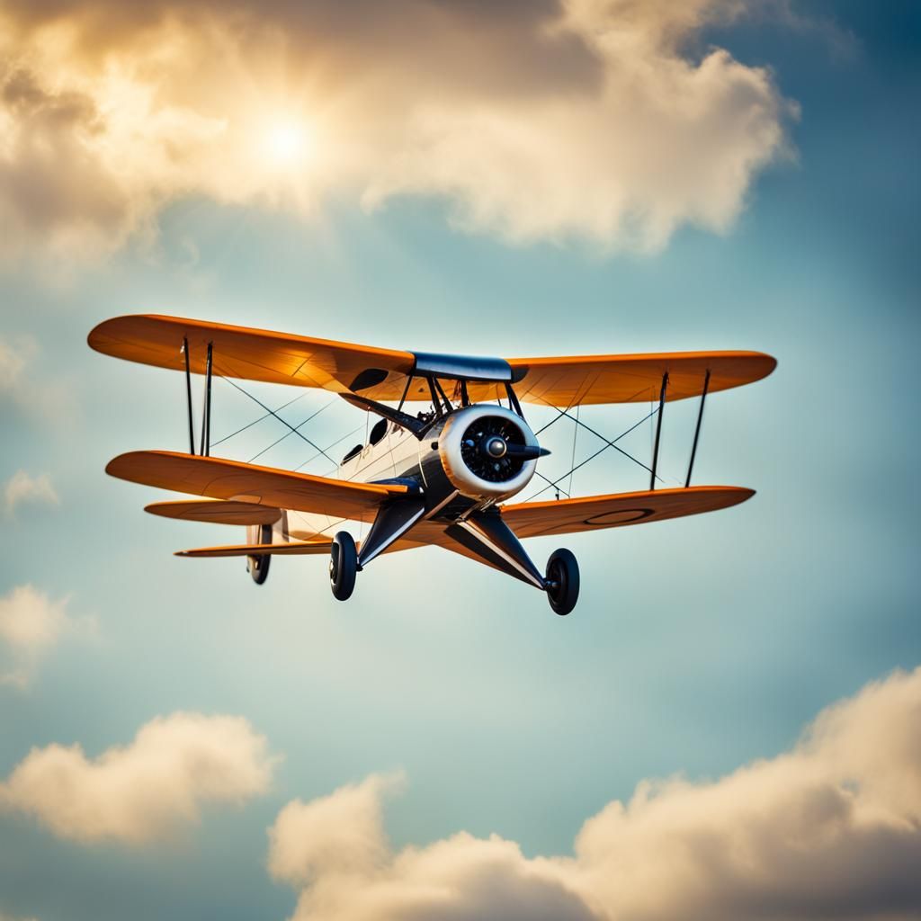 Biplane Flying Upside Down: Professional Photography