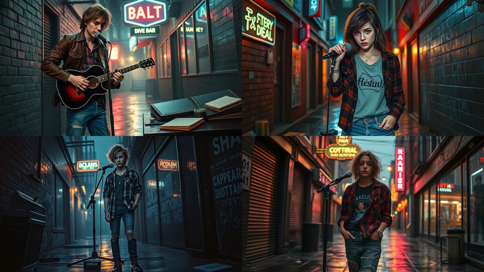 Grunge Reverberates in Rainy Alleyways