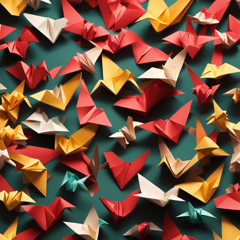 Origami Papercraft of the Name Gabrielle