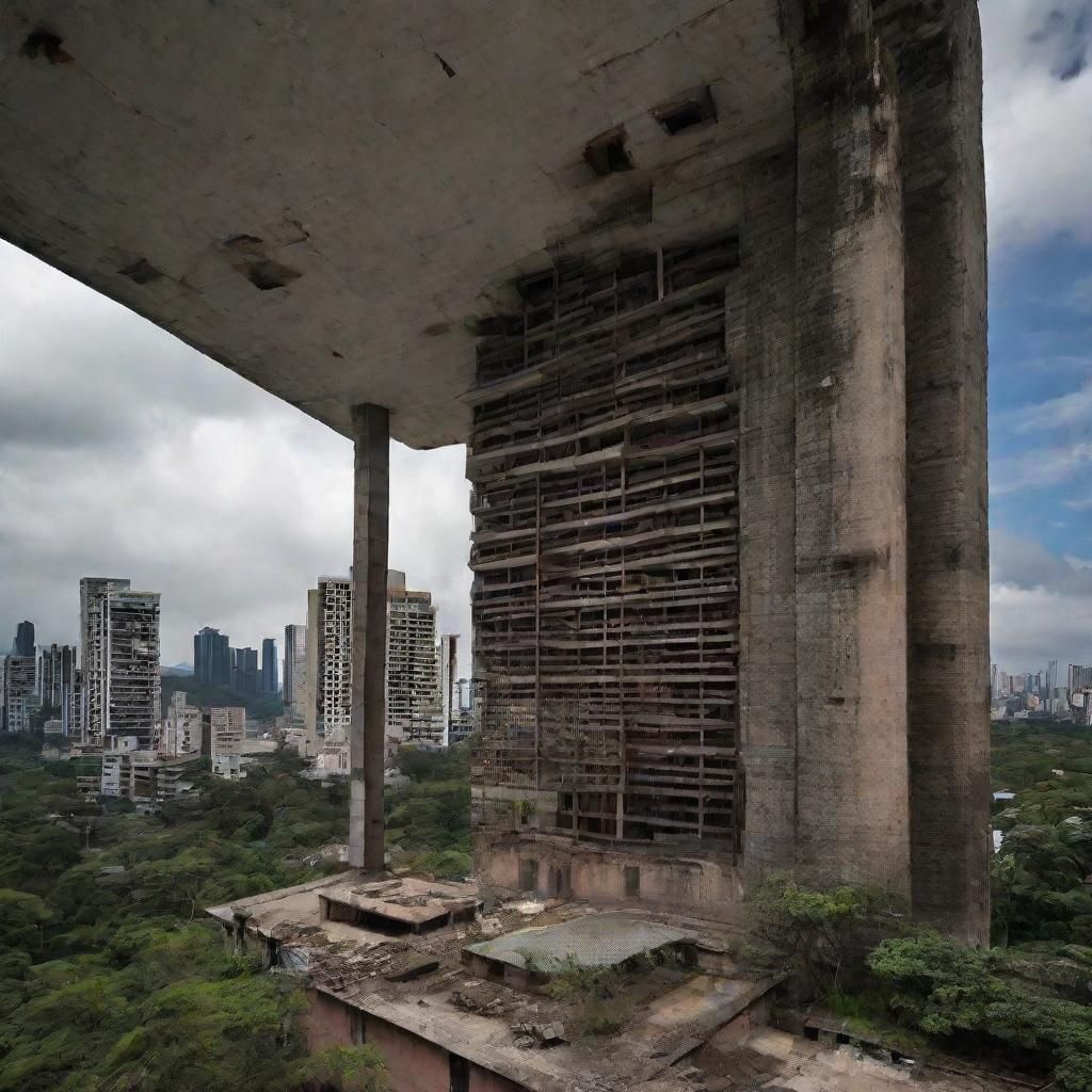 Torre de David Skyscraper in Venezuela