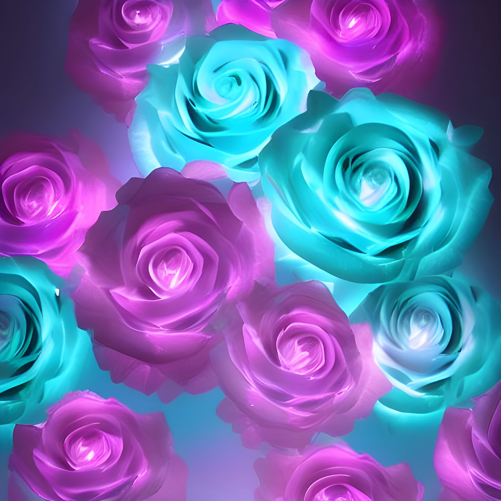 Bioluminescent Crystal Roses on Pandora