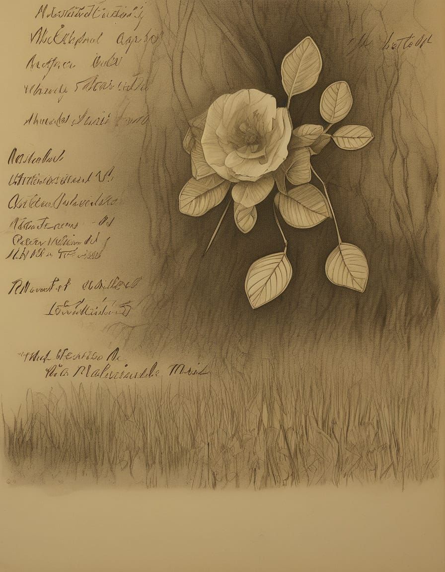 Fox Nature Study in Graphite and Watercolor