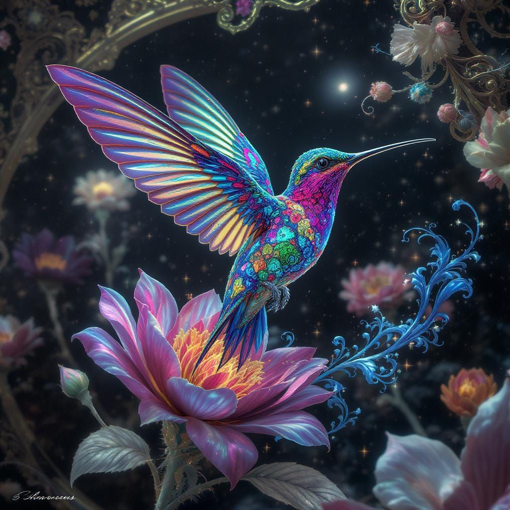 Hyperdimensional Hummingbird with Electric Wings