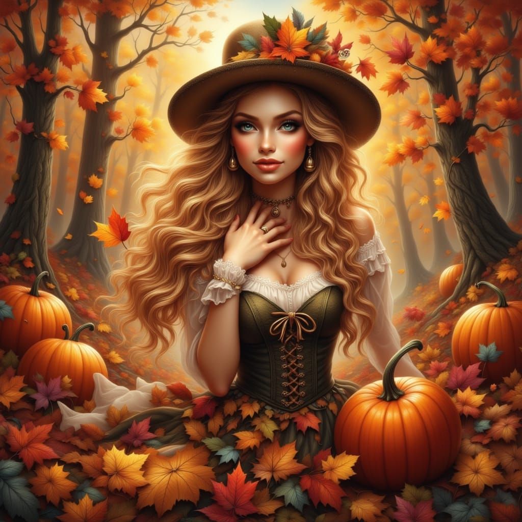 Octoberfest Celebration with Autumn Vibe