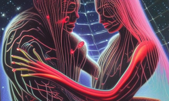 Galactic Collision: A Sci-Fi Concept Art