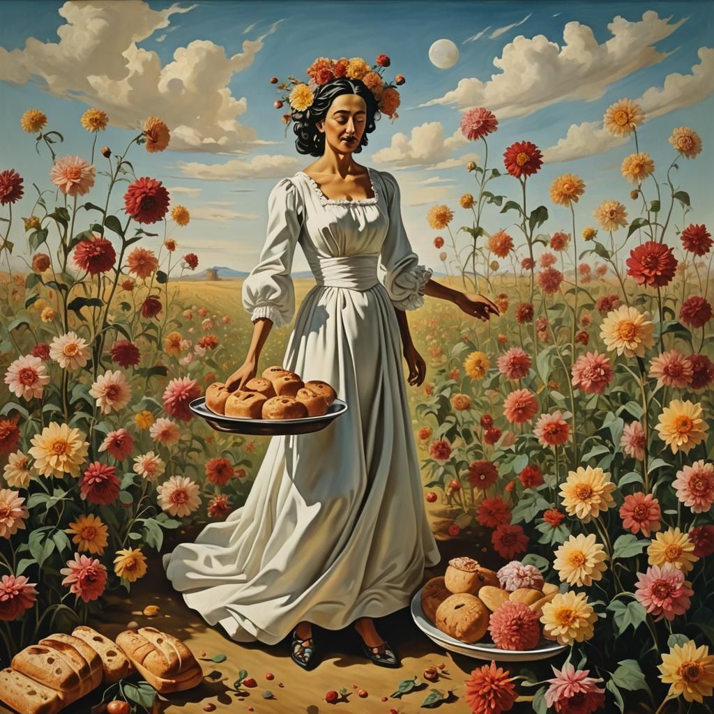 Surreal Wedding Procession in Dali Style