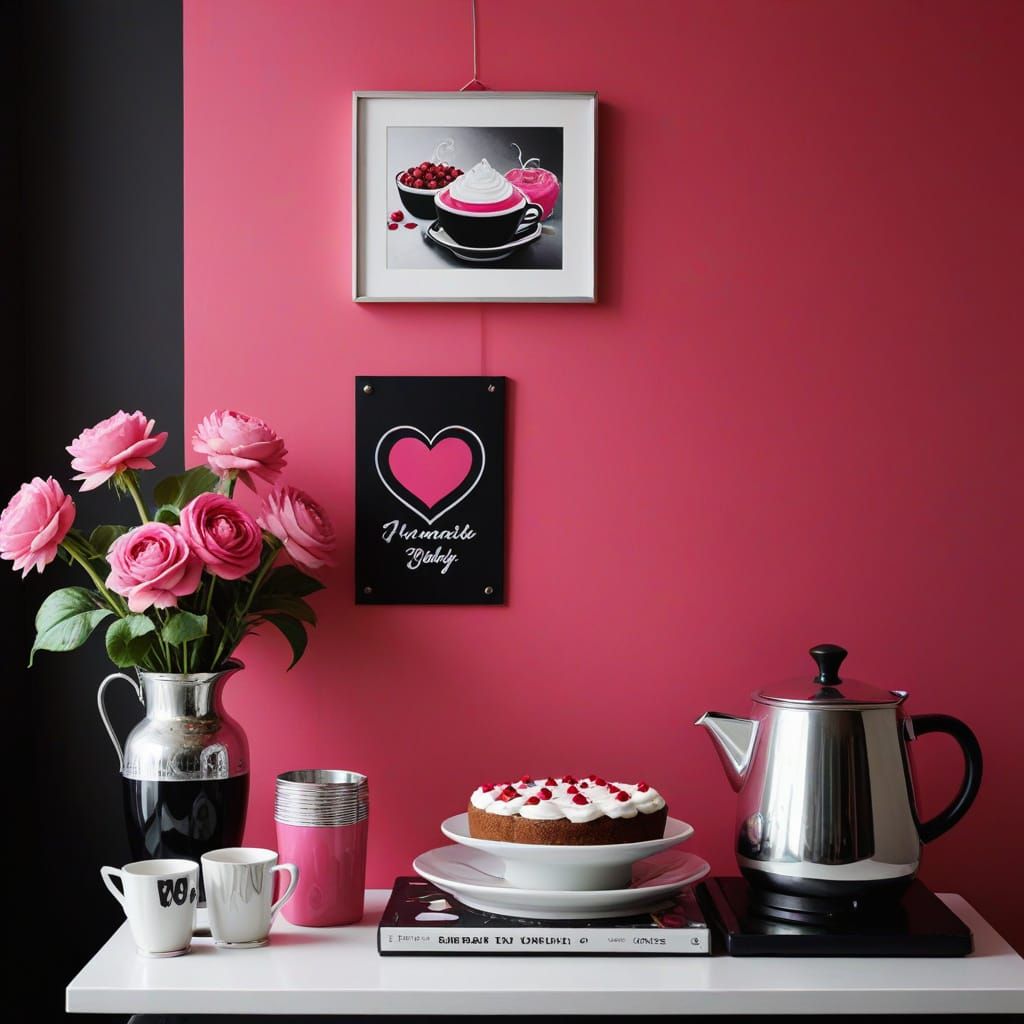 Retro Chic Home Interior in Vibrant Hues