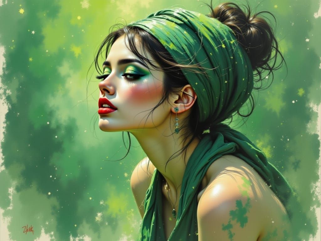 Golden Hour Cherry Blossom Silhouette