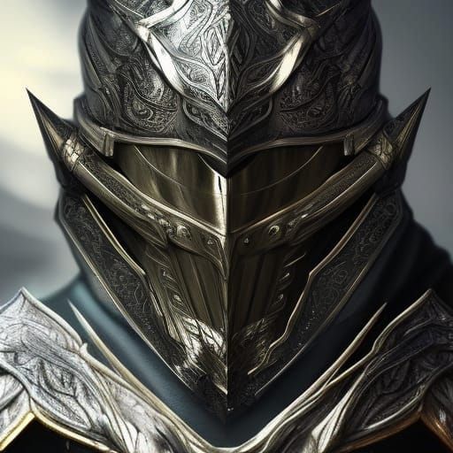 Dragon Knight in Holographic Armor