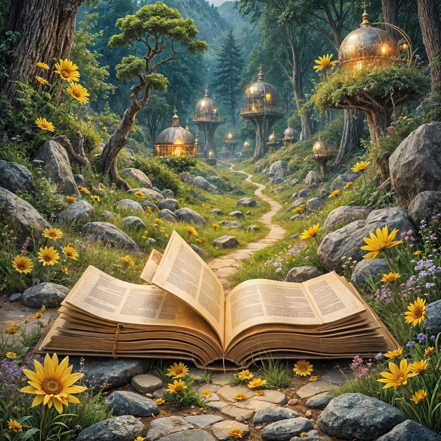 Enchanting Book Opens to Golden Dome Adventures