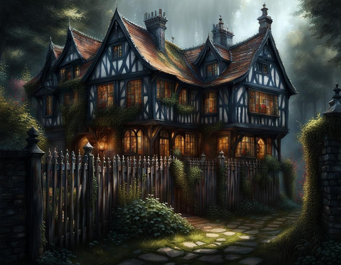 Mystical Tudor house