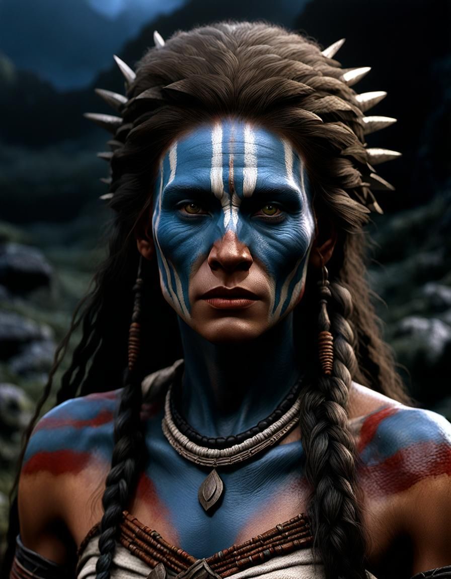 Portrait of a Cro-Magnon Woman