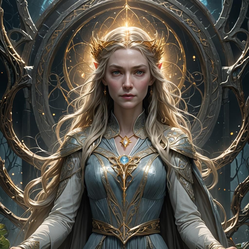 Galadriel: Dark Fantasy Concept Art in 8K