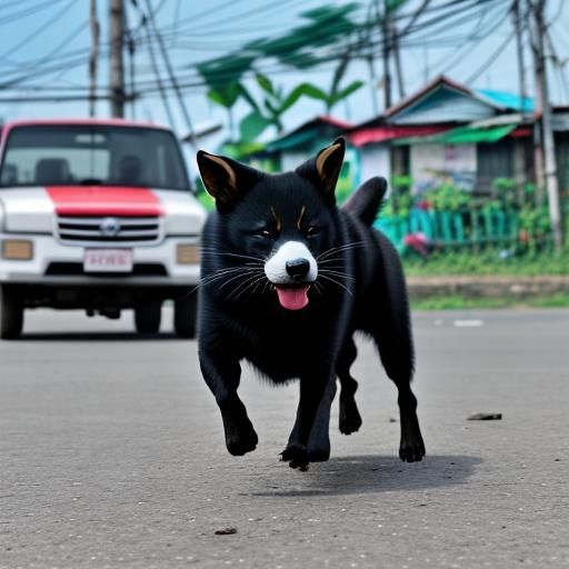 Rabid Asong Askal Exhibiting Extreme Drooling