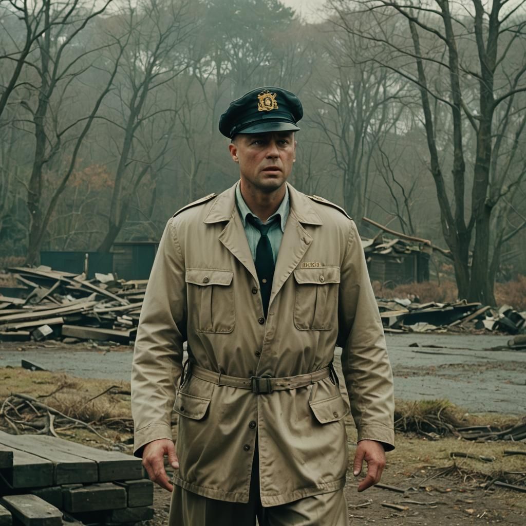 Dramatic Scene in Cinematic Film Style