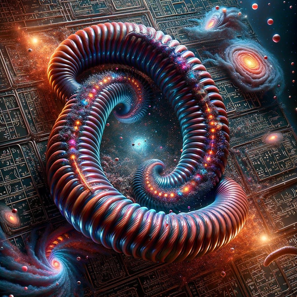 Cosmic Earthworms Unzipping the Universe Edge