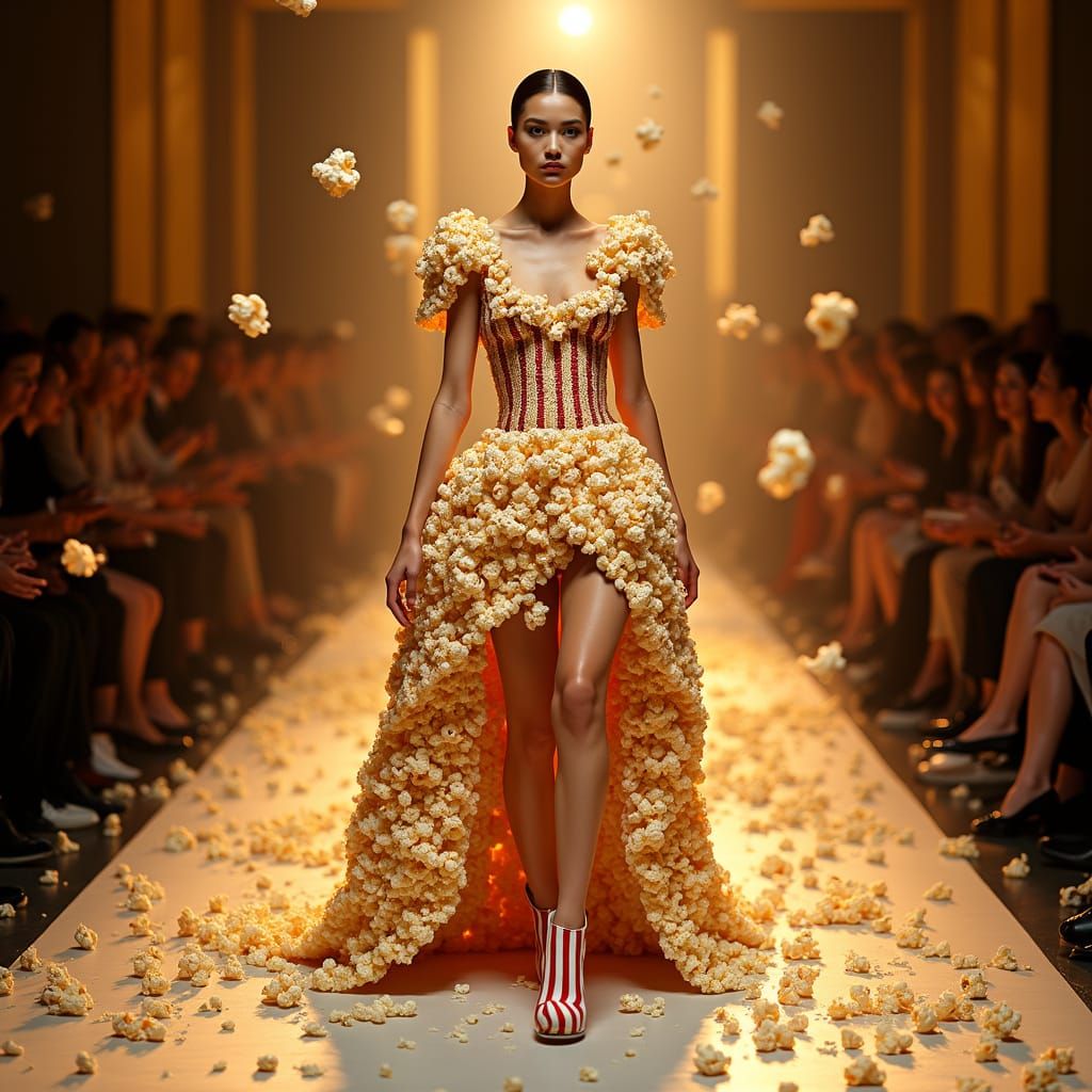 Popcorn Extravaganza: Haute Couture Runway Show