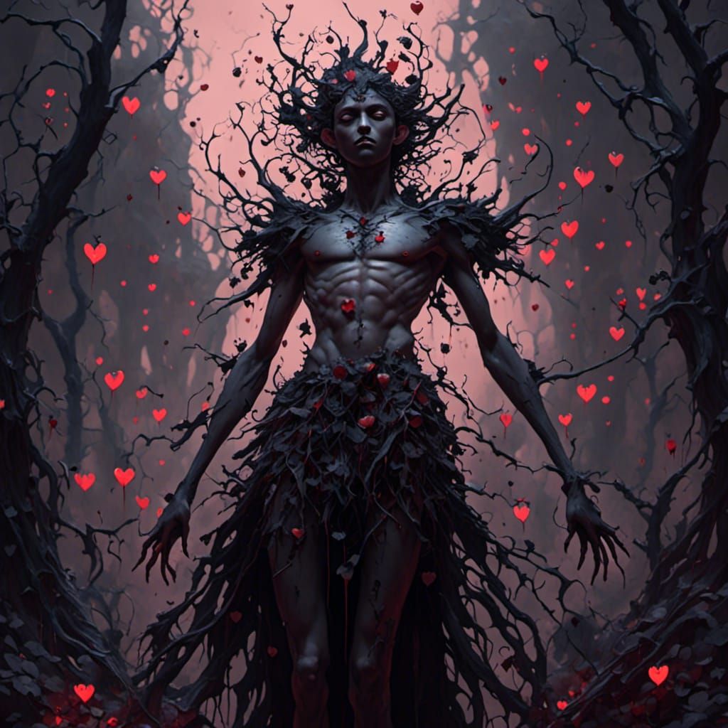 Elven Male Figure in Detailed Fantasy Art