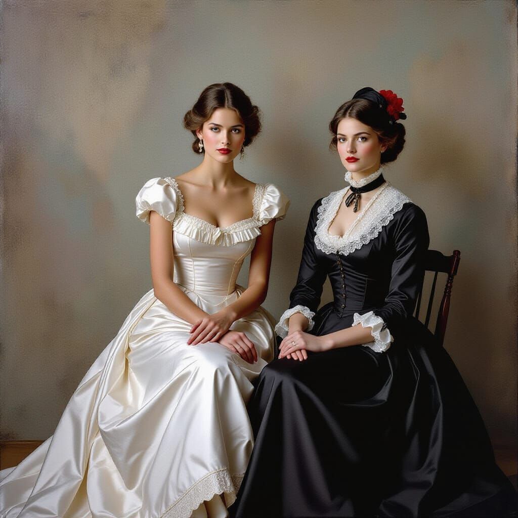 Masterful Studio Portrait: Elegant Figure in Dramatic Light