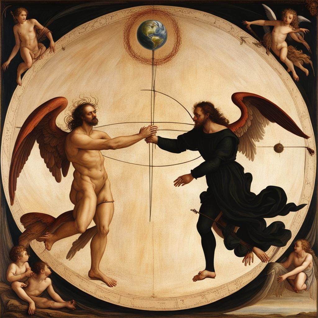 Good Angel Bad Angel.