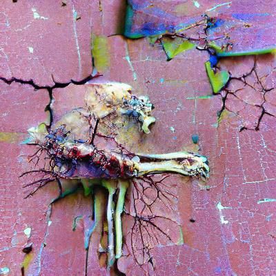 Desolate Landscape: A Vision of Decay