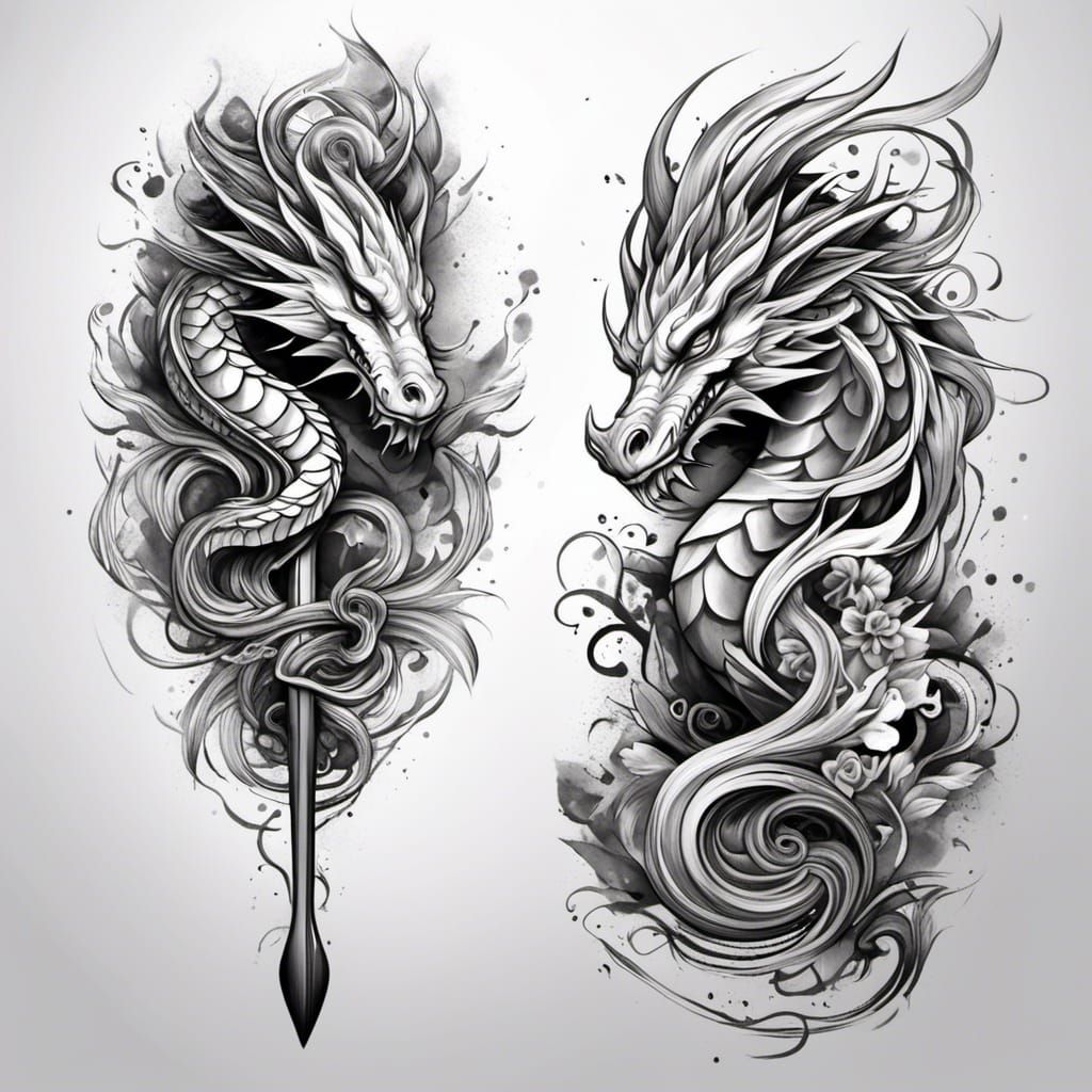 Dragon Boat Tattoo