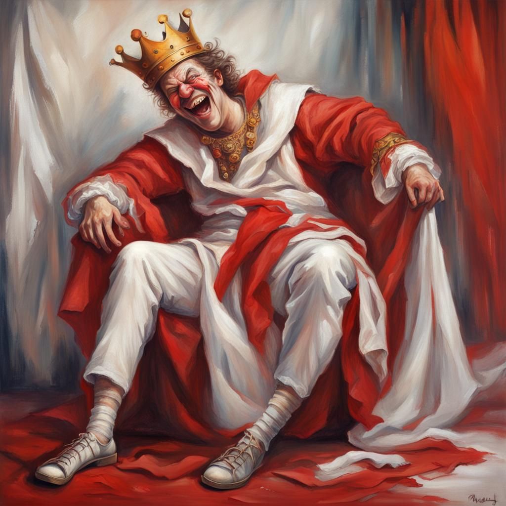 Fantasy Painting: King as Hysterical Fool