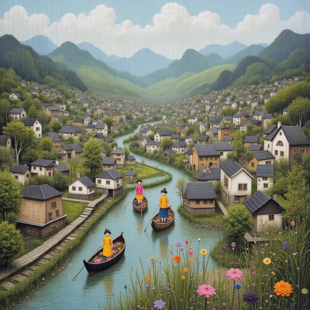 Guizhou Water Village: Earthy Simplicity in Traditional Styl...