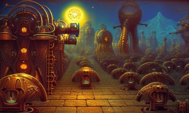 Steampunk Space Invaders in Unreal Engine