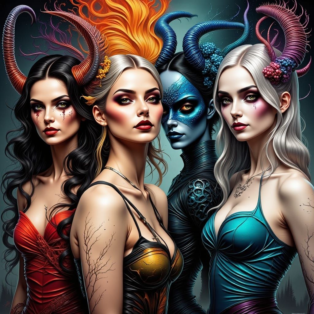 Gemstone Demons: Suave and Stylish