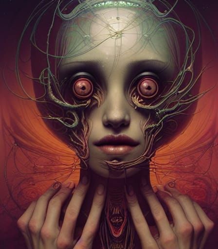 Inside the Goddess Head: Surreal Dark Fantasy