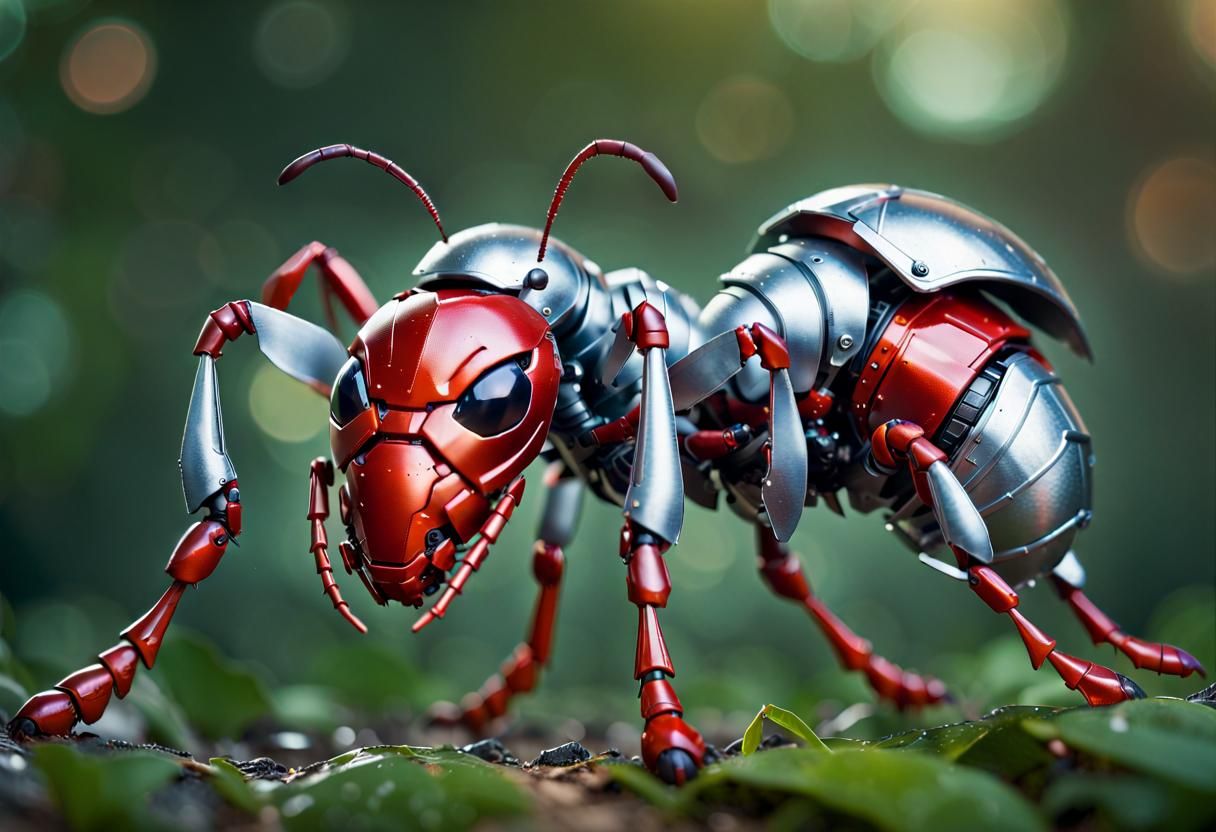 Armored Ant in Chromium Body Armor