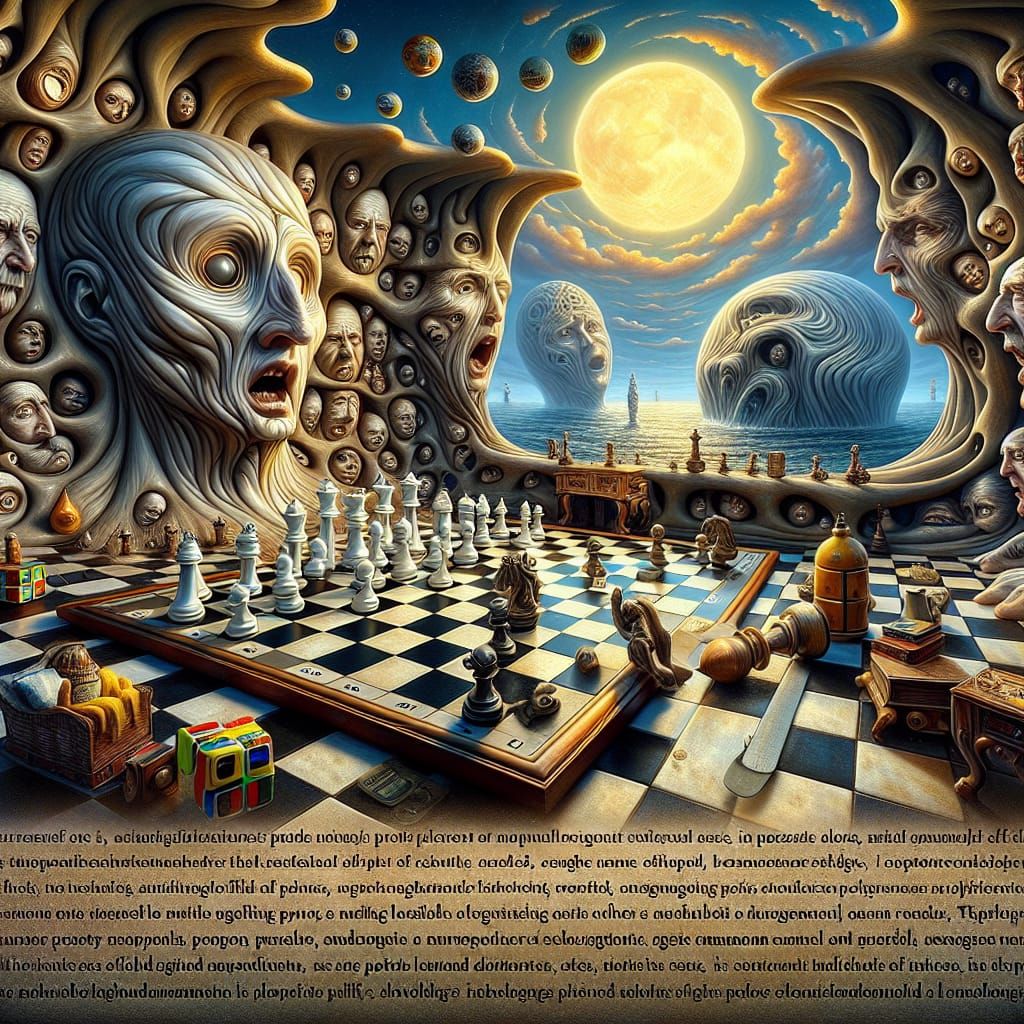 Topsy-Turvy Chess in a Surreal Landscape