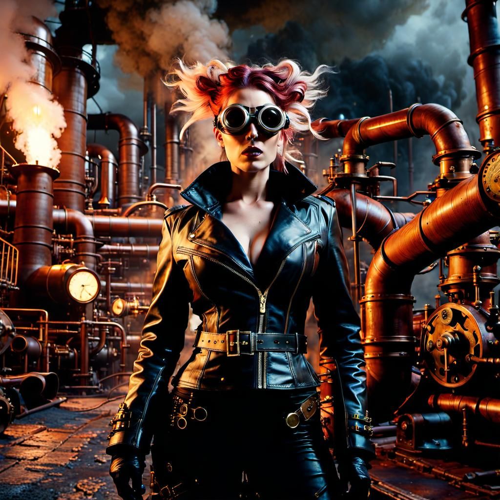 Alice Falls into Steampunk Fantasy World