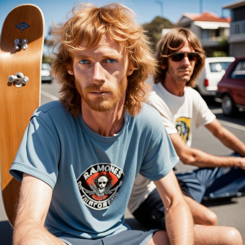 80s Skateboarder Crew Hangout at Beach Apartment