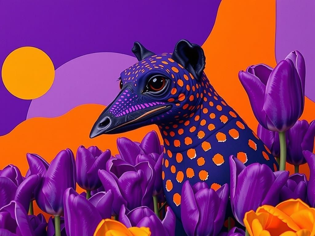 Vibrant Bauhaus-Inspired Abstraction