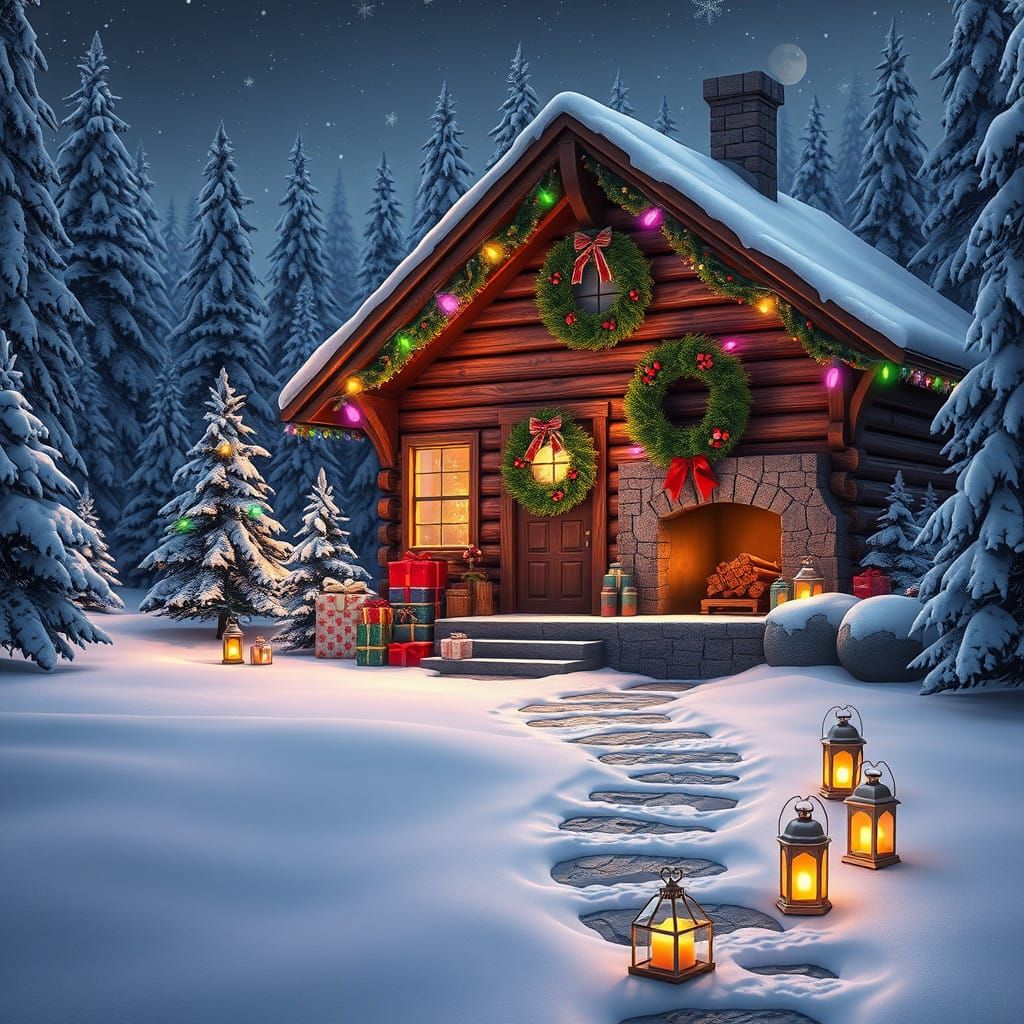 Winter Wonderland Whimsy in a Festive Forest