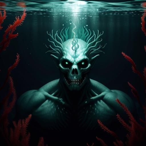 Gigantic Eye of a Sleep Paralysis Demon